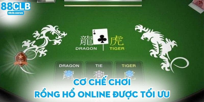 Cơ chế chơi rồng hổ online được tối ưu