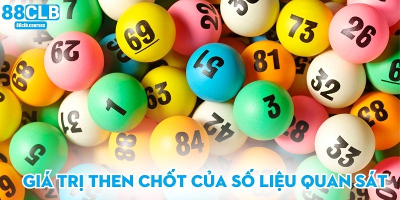 Giá trị then chốt của số liệu quan sát
