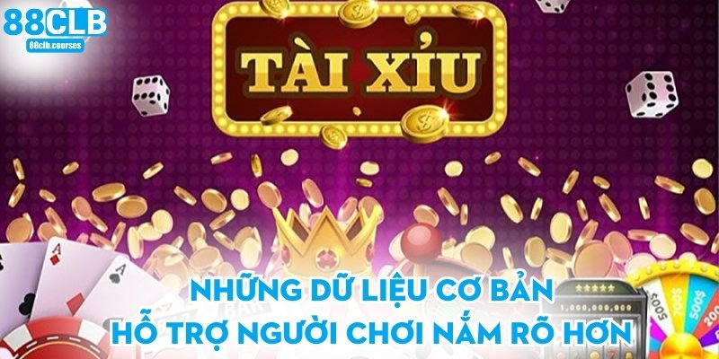 Những dữ liệu cơ bản hỗ trợ người chơi nắm rõ hơn