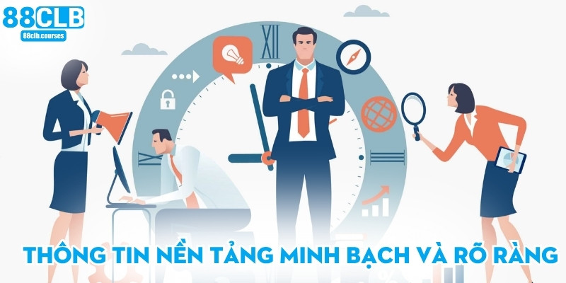 Thông tin nền tảng minh bạch và rõ ràng