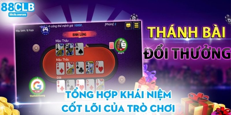 Tổng hợp khái niệm cốt lõi của trò chơi